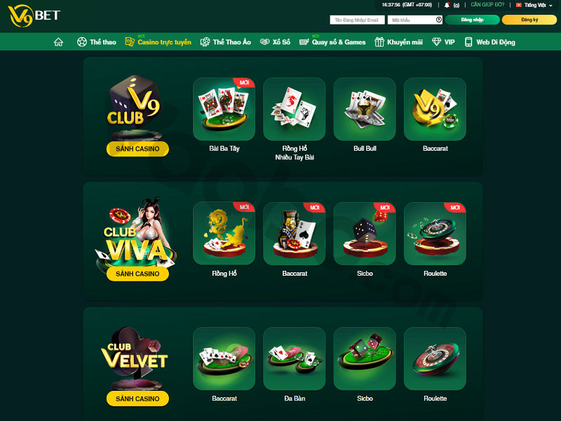 Sản Phẩm Cá Cược Tại Nhà Cái V9bet